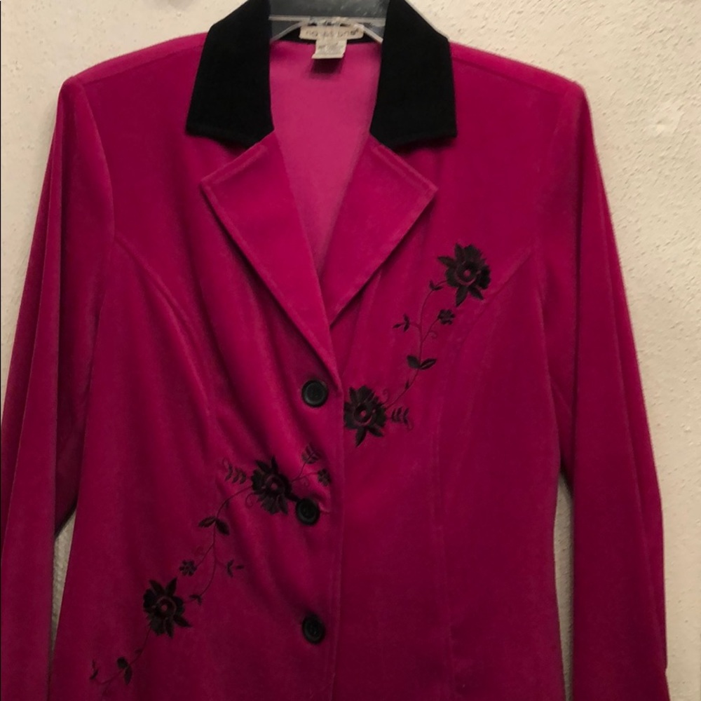 Notations suede like jacket M